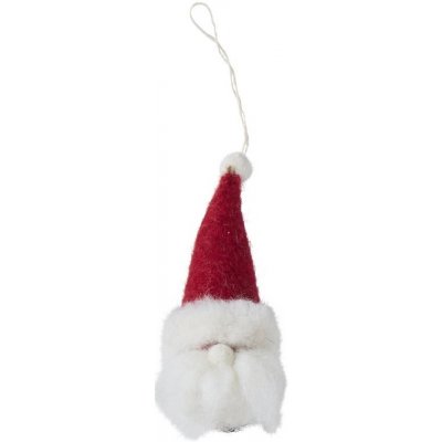 Klippan Švédsko Plstěná dekorace Santa 12 cm – Hledejceny.cz