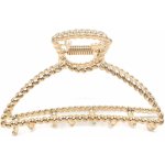 Kovový skřipec ve zlaté nebo stříbrné barvě Barva: stříbrná – Zboží Dáma