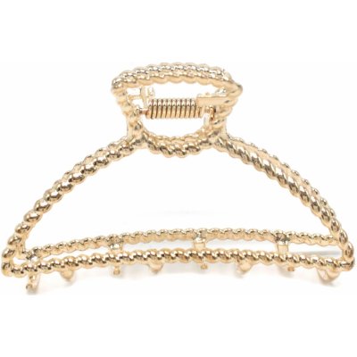 Kovový skřipec ve zlaté nebo stříbrné barvě Barva: stříbrná – Zboží Dáma