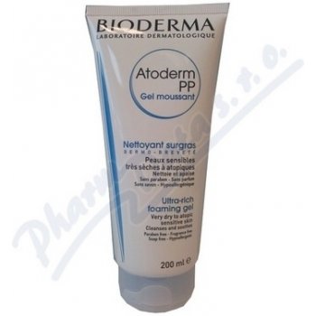 Bioderma čistící gel pro suchou pleť Atoderm PP Ultra Rich Foaming Gel 200 ml