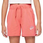 Nike Sportswear Club FT 5 Short pink salt/white – Sleviste.cz