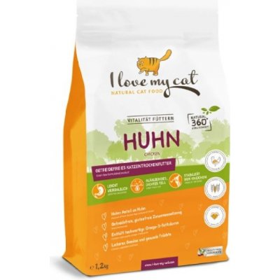 I love my Cat Huhn kuřecí granule pro kočky s citlivým zažíváním 1,2 kg – Hledejceny.cz