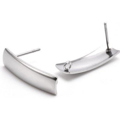 Puzeta prohnutý obdélník s očkem chirurgická ocel PO 004-1 – Hledejceny.cz