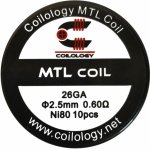 Coilology MTL Round předmotané spirálky Ni80 0,6ohm 10ks – Zbozi.Blesk.cz