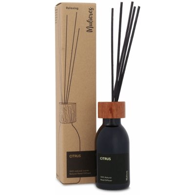 Mulieres Přírodní aroma difuzér s tyčinkami Citrus 100 ml – Zbozi.Blesk.cz