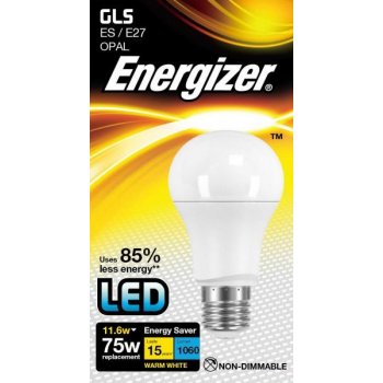 Energizer LED GLS žárovka 11,6W Eq 75W E27 S8706 Teplá bílá