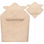 Lionelo Kryt s kapucí 80 x 80 cm béžový – Hledejceny.cz