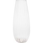 Home Styling Collection Úzká skleněná váza, Ø 20 x 50 cm transparentní – Zboží Dáma