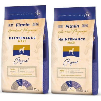 Fitmin dog maxi maintenance 2 x 12 kg – Hledejceny.cz