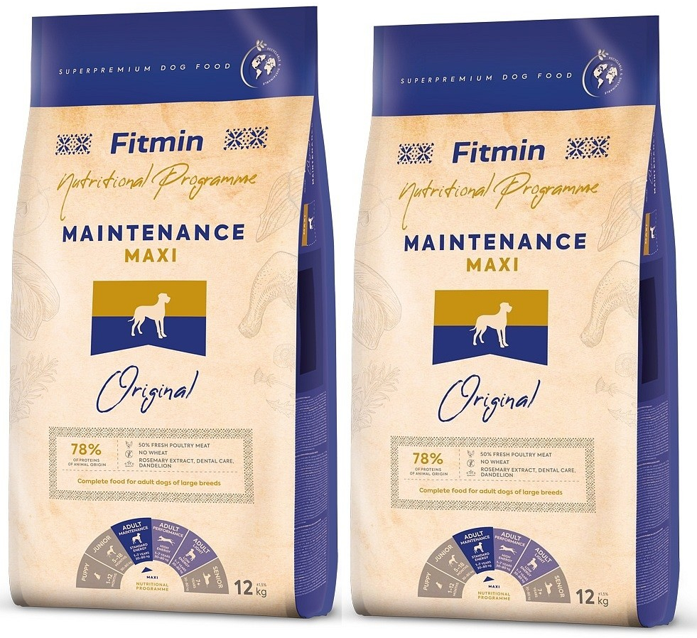 Fitmin dog maxi maintenance 2 x 12 kg
