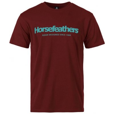 Horsefeathers QUARTER red pear pánské triko s krátkým rukávem červená – Zboží Mobilmania