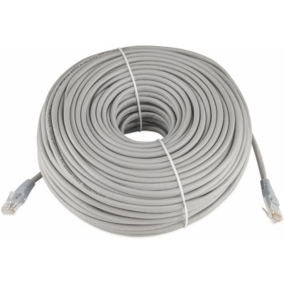 Gembird PP12-50M Patch UTP, kat. 5e, 50m, šedý – Zboží Mobilmania