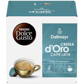 Nescafé Dolce Gusto Dallmayr Crema d’Oro Caffè Latte 16 ks