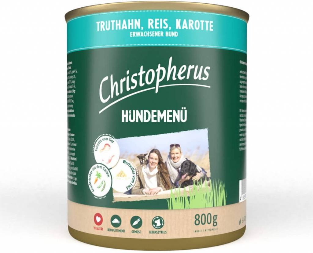 Christopherus krocan s rýží a mrkví 12 x 800 g