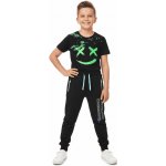 Bavlněné chlapecké tepláky Simple Petrolejová – Zboží Dáma