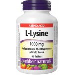 Webber Naturals L-Lysine 1000 mg 60 kapslí – Hledejceny.cz