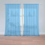 Sablio Záclony Azurová: 2ks 150x250cm – Hledejceny.cz