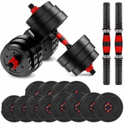 4FIZJO Nastavitelné bitumenové činky 2 x 10 k 20 kg – Zboží Dáma