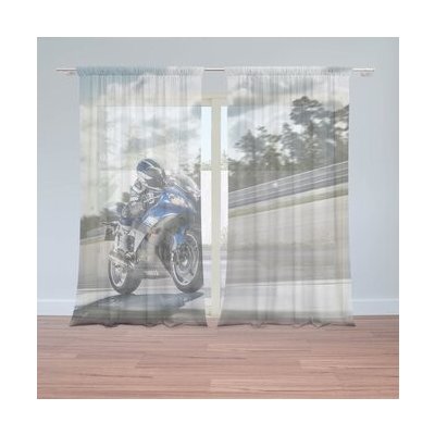 Sablio Záclony Motorkář: 2ks 150x250cm – Hledejceny.cz