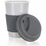 Banquet Hrnek keramický se silikonovým víčkem GO šedý 400 ml – Sleviste.cz