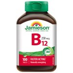 Jamieson Vitamín B12 kyanokobalamín 250 mcg 100 tablet – Hledejceny.cz