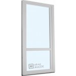 Kömmerling balkonové dveře 70 AD OS s příčkou levé bílá 90 x 220 cm jednostranná klika + madýlko + PVC rám – Hledejceny.cz