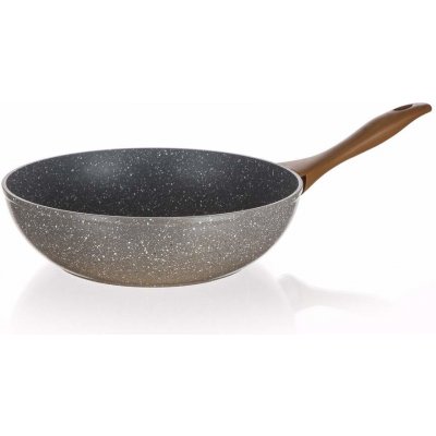 Banquet Wok s nepřilnavým povrchem Natural Stone 28 x 7,8 cm – Sleviste.cz