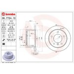 Brzdový kotouč BREMBO 08.7724.10 (08772410) – Sleviste.cz