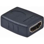 Kab. redukce HDMI-HDMI F/F,zlacené kontakty, černá - A-HDMI-FF – Zboží Živě