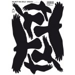 Siluety dravců 6ks na archu – Zboží Mobilmania