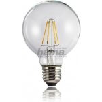 Xavax LED Filament žárovka E27 4 W =40 W tvar koule teplá bílá – Hledejceny.cz