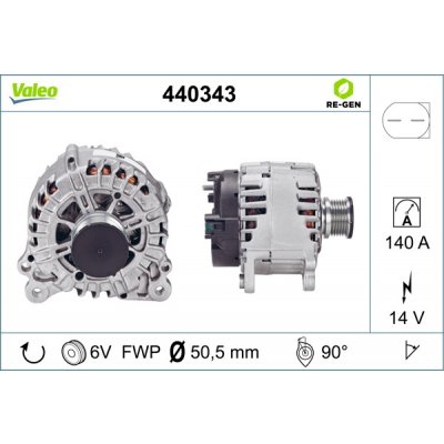 Alternátor VALEO 440343 – Zboží Mobilmania