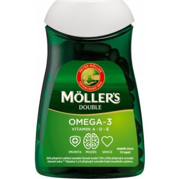 MÖLLER´S Omega 3 double rybí olej 112 kapslí