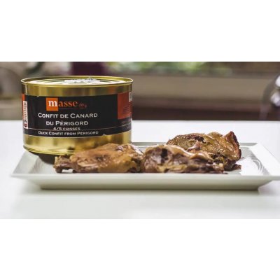 Maison Masse KONFITOVANÁ KACHNÍ STEHNA Z JIHOZÁPADU FRANCIE 4 STEHNA 1350 G – Zboží Dáma