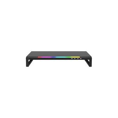 Marvo Podstavec pod monitor DZ-01 4x USB Hub 2.0 černý plast 20 kg nosnost Rainbow podsvícení – Zbozi.Blesk.cz