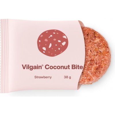 Vilgain Coconut bite jahoda 38 g – Zbozi.Blesk.cz