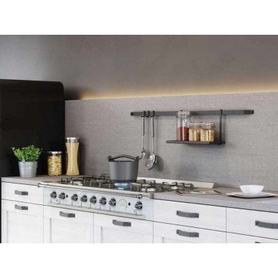 In-Design Závěsný program FERE - profil + věšáky grafit Délka profilu (mm): 900 – Zboží Mobilmania