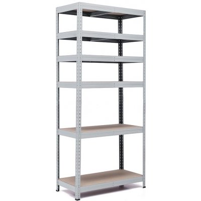 Trestles RH Regál 2200 x 800 x 600 mm 6 polic šedá – Zboží Mobilmania
