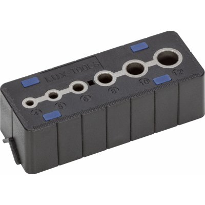 LUX-TOOLS Vrtací šablona 4/5/6/8/10/12 mm – Zboží Dáma