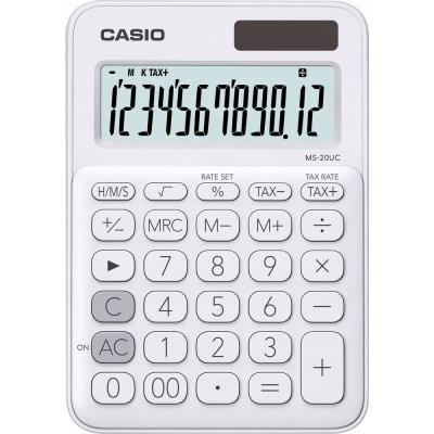 Casio Kancelářská kalkulačka MS-20UC-WE-B – Zboží Dáma