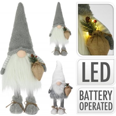 dekorace LED SKŘÍTEK STOJÍCÍ 65cm BÍ ŠE mix AQS000800 – Hledejceny.cz
