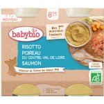 Babybio Rizoto s pórkem, máslovou dýní a lososem 2 x 200 g – Zboží Dáma