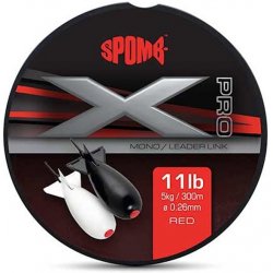 SPOMB X Pro Mono Red 300m 0,26mm 5kg