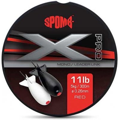 SPOMB X Pro Mono Red 300m 0,26mm 5kg – Zboží Dáma
