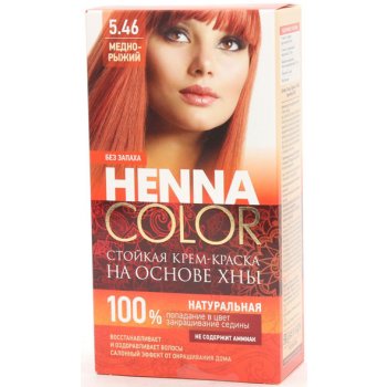 Fitokosmetik Krémová barva na vlasy Henna color 5.46 měděno zrzavá 115 ml  od 109 Kč - Heureka.cz