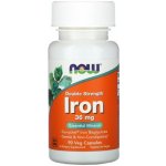 Now Foods Iron 36 mg Double Strength 90 kapslí – Hledejceny.cz