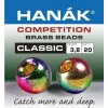 Výroba nástrahy Hanák Competition Klasické Mosazné Hlavičky Metallic Duhové 3,2 mm