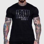 Aesthetics pánské sportovní tričko Iron Urban černé – Zboží Dáma