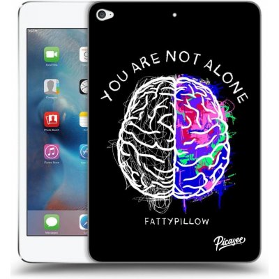 Picasee silikonový průhledný obal pro Apple iPad mini 4 Brain White