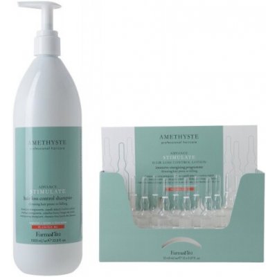 FarmaVita Amethyste ADVANCE STIMULATE Hair Loss Control Lotion - proti vypadávání vlasů 12x8 ml – Zboží Dáma